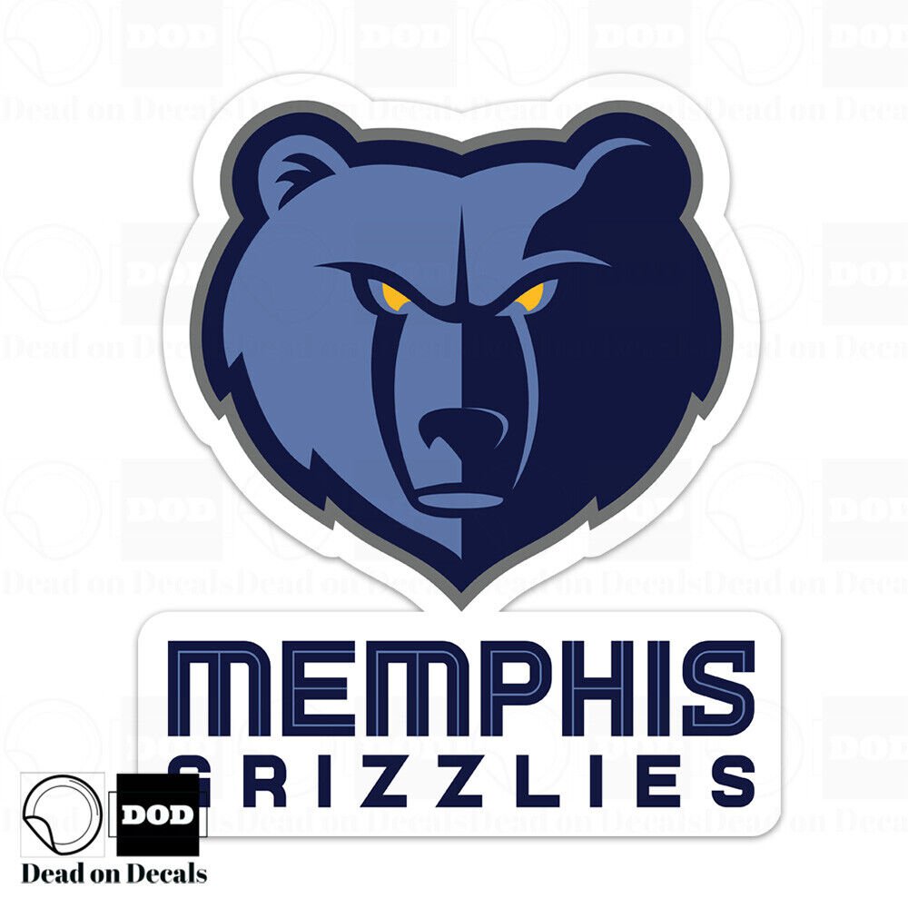 Memphis Grizzlies NBA Basketball Logo Decal Sticker Car Truck