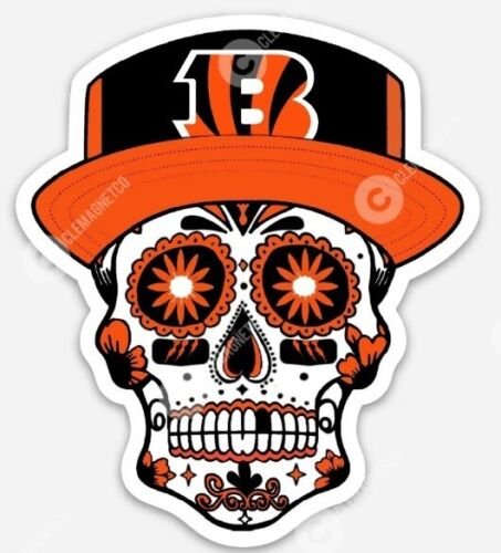 San Francisco Baseball Sugar Skull Sticker for Sale by