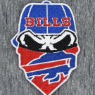 BUFFALO BILLS EMBROIDERED IRON ON PATCH NFL 1.5 x 2.5 MAFIA JOSH ALLEN