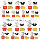 It's Mickey Mouse Disney Water Nail Art Transfers Stickers Decals - Set of  88 - A1221