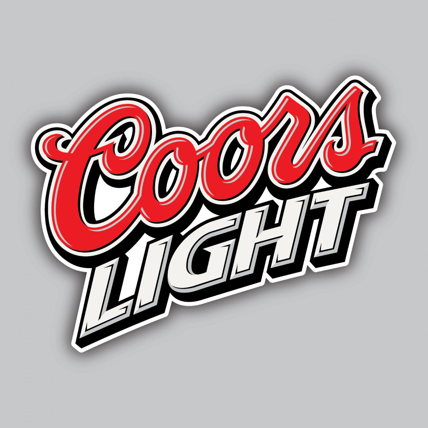 Coors Light Vinyl Sticker/Decal Beer Brewery Lager Hipster Golden