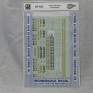 Microscale Decal 87-130 WESTERN MARYLAND HOOD DIESELS,REV 8-96,BLACK/GOLD/RED