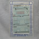 Microscale Decal 87-570 WASHINGTON CENTRAL DIESEL LOCOMOTIVES & CABOOSE