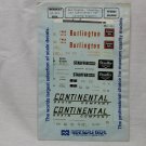Microscale Decal 87-314 BURLINGTON,STAUFFER & CONTINENTAL, ACF COVERED HOPPERS