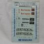 Microscale Decal 87-314 BURLINGTON,STAUFFER & CONTINENTAL, ACF COVERED HOPPERS