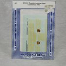 Microscale Decal MC-4216 CANADIAN AMERICAN HOOD LOCOMOTIVES 1996+ NEW,UNOPENED