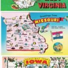 Set of 3 Postcards - Greetings from .........
