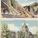 Lot of 2 GIANT Postcards Helena Mont / Yellowstone Park