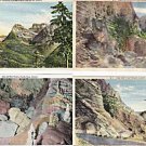 Lot of 4 GIANT Postcards Senic Views