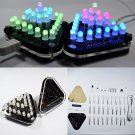 CFun DIY Touch Control Can Combined Full Color 5MM LED Triangular Pyramid Kit