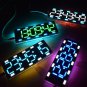 CFun DIY 6 Digit LED Large Screen Two-Color Digital Tube Desktop Clock Kit Touch Control