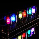 CFun Unique Binary System Aurora LED Colorful Light Cube DIY Kit Chromatography Glass Clock