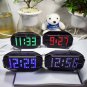 DIY Black Mirror LED Matrix Alarm Clock Kit Temperature Holiday Birthday Remind Function