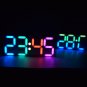 CFun Large Inch Rainbow Color Digital Tube DS3231 Clock DIY kit with customizable colors