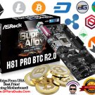 MINING MOTHERBOARD! BRAND NEW! ASRock H81 PRO BTC R2.0 LGA 1150 6 PCIE BITCOIN!