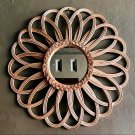 Chrysanthemum Natural Rattan Mirror Frame | FREE Shipping*
