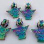 OIL SLICK Baby-Y #5 Nylon Zipper Pull - 5 Pack