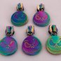 OIL SLICK Jack #5 Nylon Zipper Pull - 5 Pack