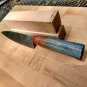 6" Utility Chef's Knife, 80CrV2 High Carbon Steel, Dyed Maple Handle