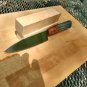 6" Utility Chef's Knife, 80CrV2 High Carbon Steel, Dyed Maple Handle