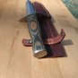 Flat Back 5.5" Dagger, High Carbon Steel, Camo Micarta Handle