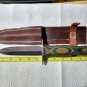 Flat Back 5.5" Dagger, High Carbon Steel, Camo Micarta Handle