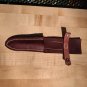 Flat Back 5" Dagger, High Carbon Steel, Purpleheart Wood Handle