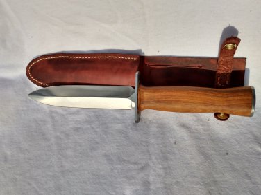 Flat Back 5.5" Dagger, High Carbon Steel, Ironwood Handle