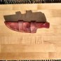 Handforged 4" Camping Knife, Custom Leather Sheath, High Carbon Steel.