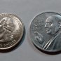 Pope John XXIII Obedience and Peace Catholic Franklin Mint Coin Silvertone Medal