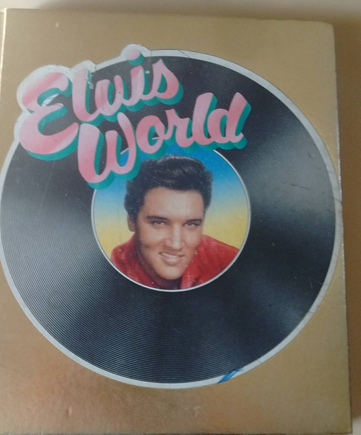 Elvis World Hardback Book Copyright 1987 First Edition by Jane & Michael Stern