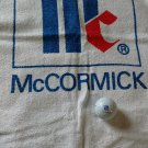 McCormick Schilling Vintage Logo Cannon Golf Towel & Logo Top-Flite Golf Ball