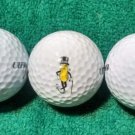 Planters Logo Spalding Wilson Ultra 500 3 Pack Vintage Golf Balls