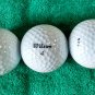 Chicago Bears Logo Wilson Official NFL 3 Pack Vintage Golf Balls