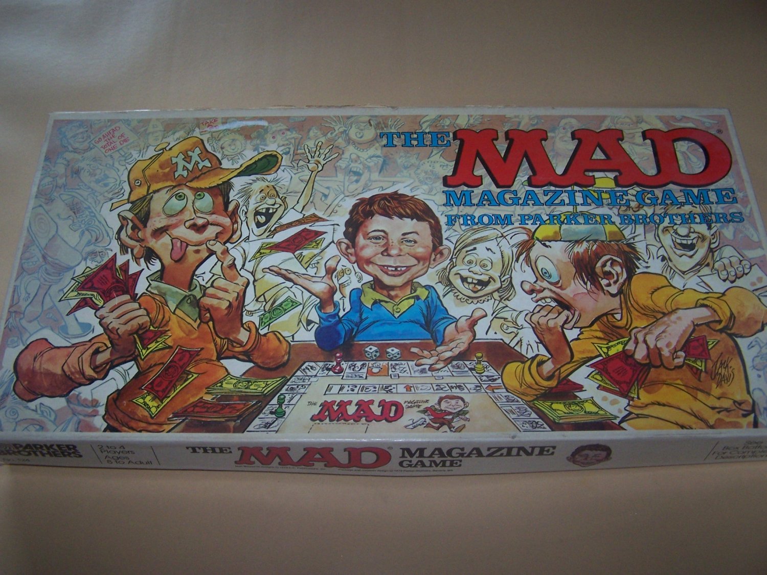 Vintage The Mad Magazine Board Game Complete Parker Brothers