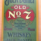 Jack Daniel Old No. 7 Sour Mash Whiskey Distiller Lynchburg Tenn. Vintage Metal Sign