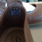 Clarks Collection Jenette Ease Ladies Tan Leather Shoes, Size 6.5 US Flats