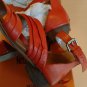 Miz Mooz Ladies Cassie Leather Heeled Sandals, Mandarin Color Size 37 EU, 6.5 US