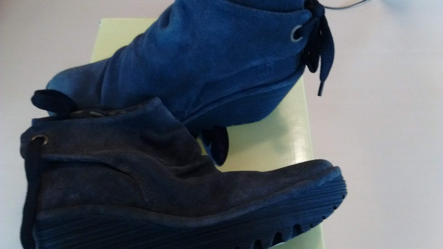 FLY London Women's Oil Suede Ankle Shoes, Diesel YEB1788FLY Size 37 EU, 6.5 US