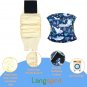 Langsprit Male Washable Belly Bands for Dogs (Pack of 3) XL Doggie Diapers