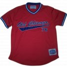 Old Chicago World Beer Tour #76 V-Neck Red Baseball Jersey XXL Polyester Shirt