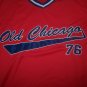 Old Chicago World Beer Tour #76 V-Neck Red Baseball Jersey XXL Polyester Shirt