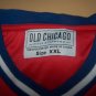 Old Chicago World Beer Tour #76 V-Neck Red Baseball Jersey XXL Polyester Shirt