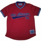 Old Chicago World Beer Tour #76 V-Neck Red Baseball Jersey XL Polyester Shirt