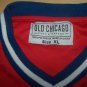 Old Chicago World Beer Tour #76 V-Neck Red Baseball Jersey XL Polyester Shirt