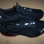Puma Black w/White Viz Runner Men's Training Shoes Size 12D Med Fitness Sneakers