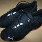 Puma Black w/White Viz Runner Men's Training Shoes Size 12D Med Fitness Sneakers