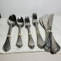 .,..Gibson Silversmiths Flatware "HEATHER SAND" Pattern Stainless 39 pcs  OA2C07
