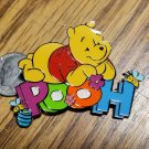 UK Disney Store Winnie The Pooh Sleeping on his Name Pin from 2003