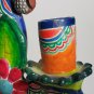 Candelabra Mexico OWLS Mexican Design 3 Candle Holder 14" H x 11" W OA2B07